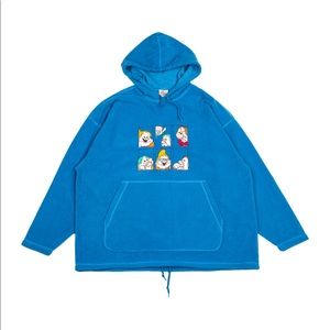 Vintage Snow White 7 Dwarfs Fleece Hoodie